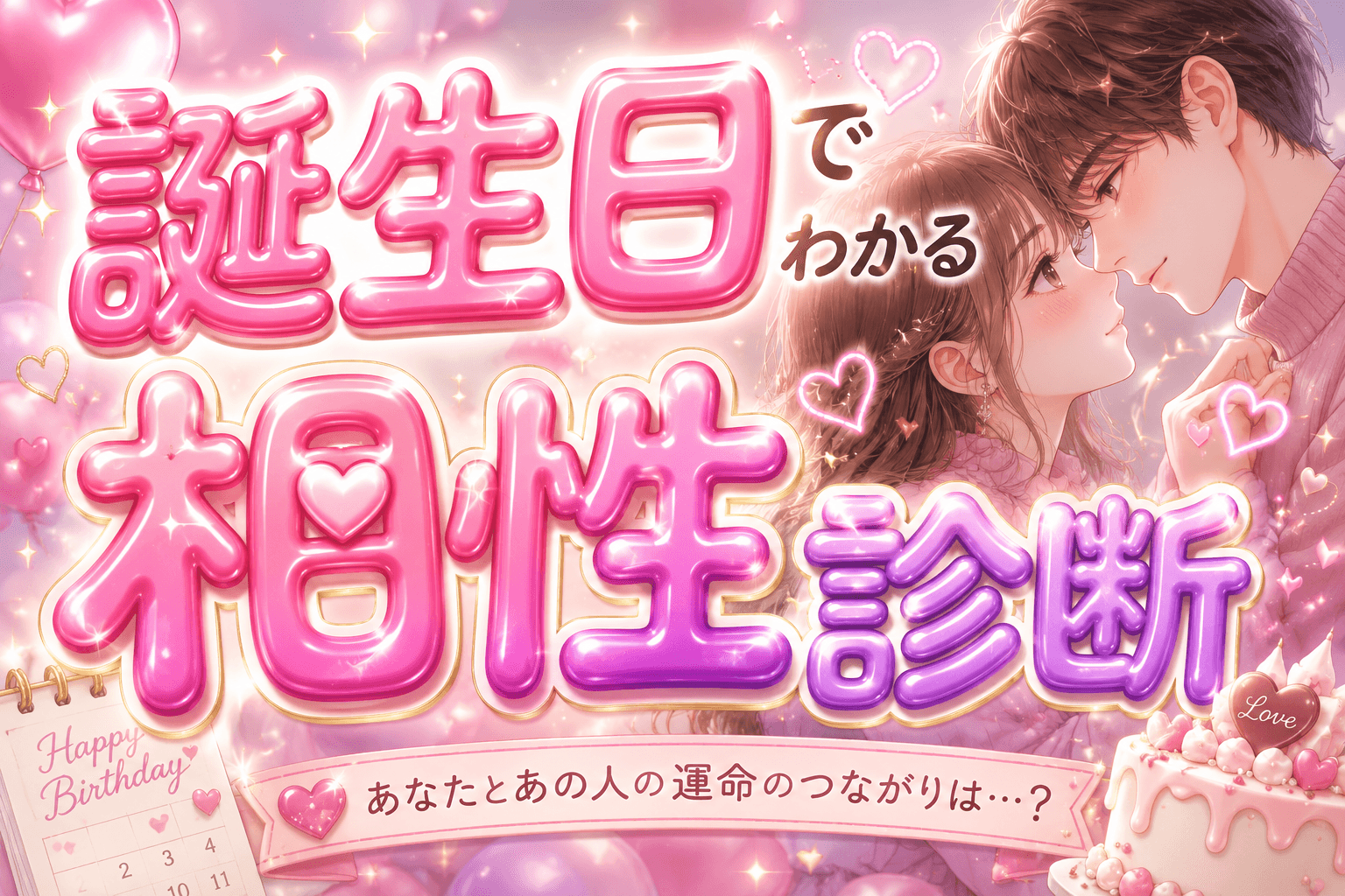 誕生日でわかる ふたりの相性診断